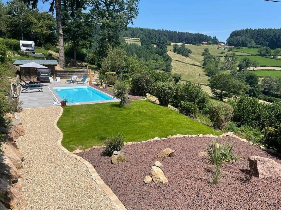 La Mazille , Cossy Vakantiestudio Met Zwembad In Zuid-Bourgogne Anglure-sous-Dun Εξωτερικό φωτογραφία